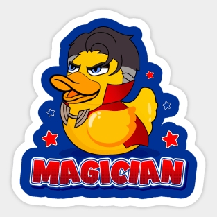 Magician Rubber Duck Sticker